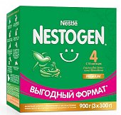 Nestle Nestogen Premium 4 (Нестожен) сухая молочная смесь с 18 месяцев, 900г (3*300г), Нестле